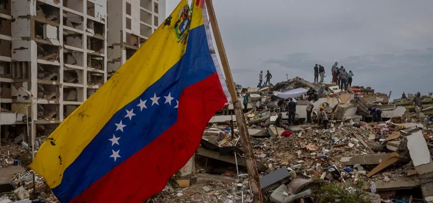 Suben a 3342 los fallecidos y a 16,740 los heridos por los terremotos en Venezuela