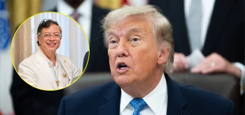 Donald Trump dice que Gustavo Petro es "un buen hombre" y hará "lo posible" para sacarlo de la lista de sancionados de la OFAC