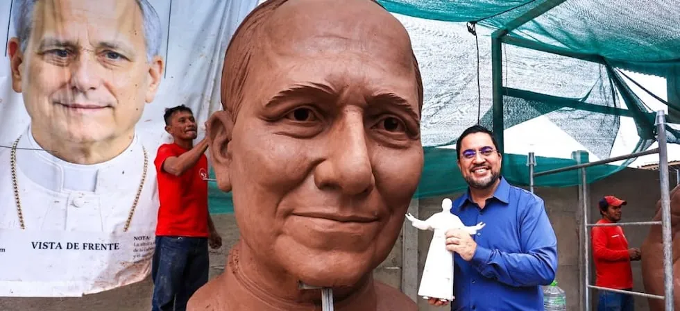Callao busca que el papa León XIV bendiga la estatua de 14 metros durante su visita al Perú