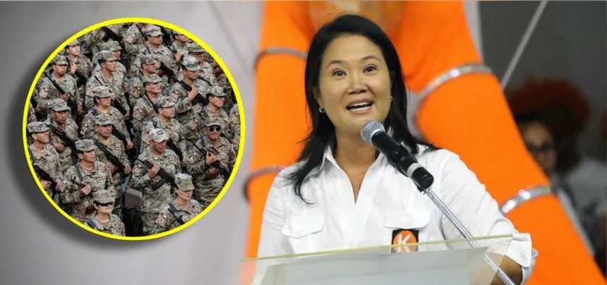 Rastrillajes por las FF.AA. y modificaciones al Código Penal: Keiko Fujimori da detalles de su plan contra el crimen organizado