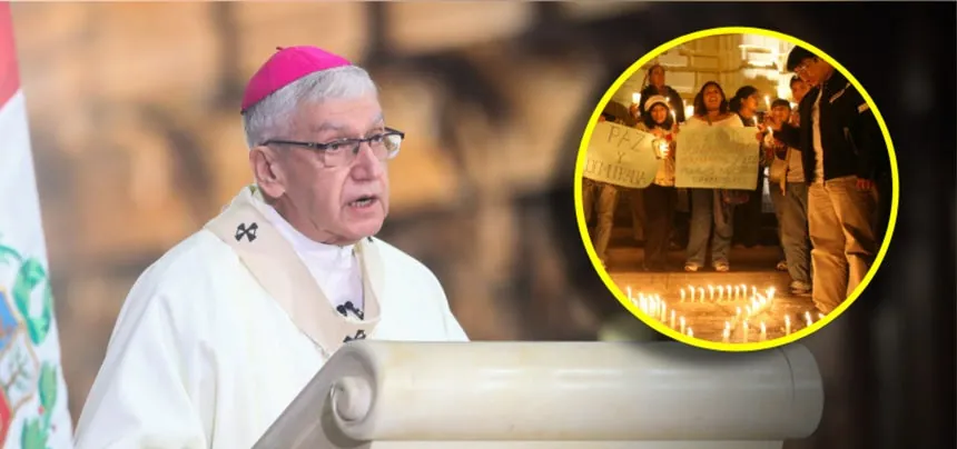 Cardenal Castillo rezó en misa y tedeum por víctimas de extorsión y sicariato y por muertos durante protestas