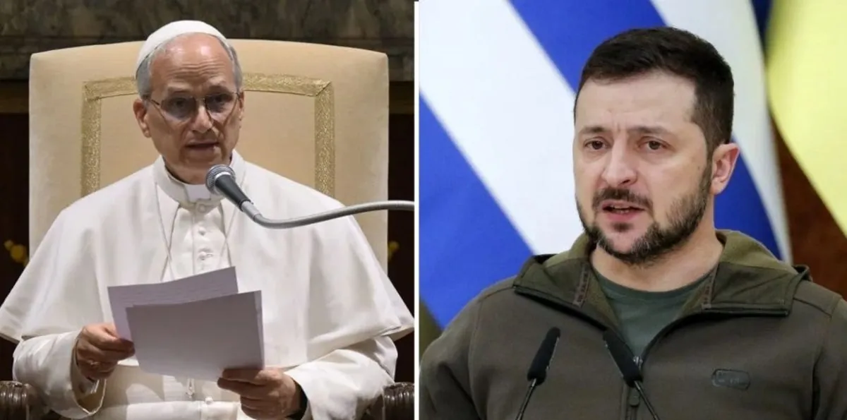 León XIV conversó con presidente Volódimir Zelenski y pidió ingreso de ayuda humanitaria en Jersón