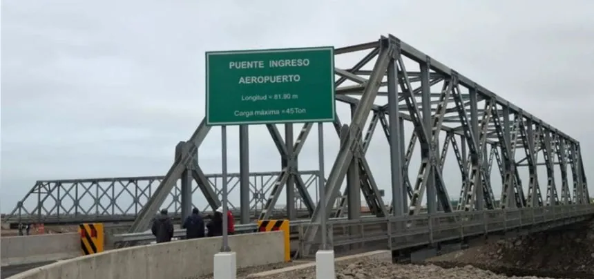 Municipalidad del Callao alerta sobre riesgo de colapso de puentes Bailey para acceso a aeropuerto ante un eventual 'El Niño' fuerte