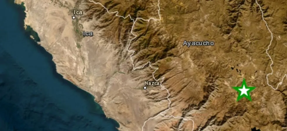 Sismo en Ayacucho: Nueva réplica de magnitud 4.0 se registró en Parinacochas