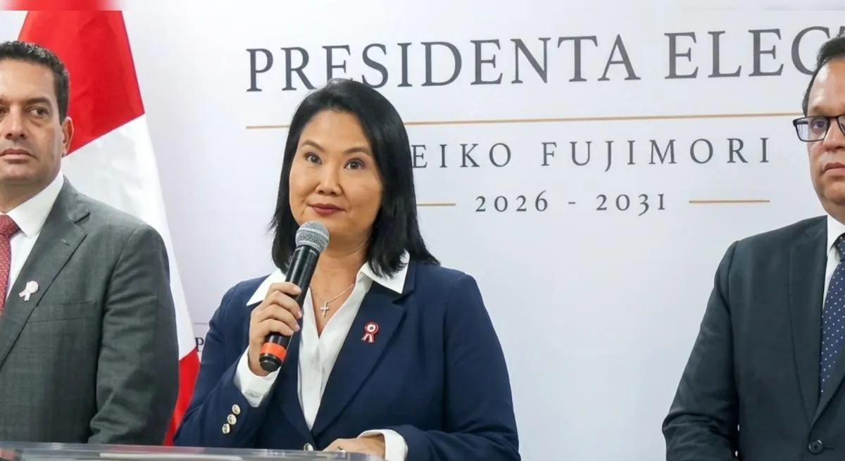 Keiko Fujimori declara tras ser proclamada presidenta: "Debemos conocer la realidad del Estado que vamos a recibir"