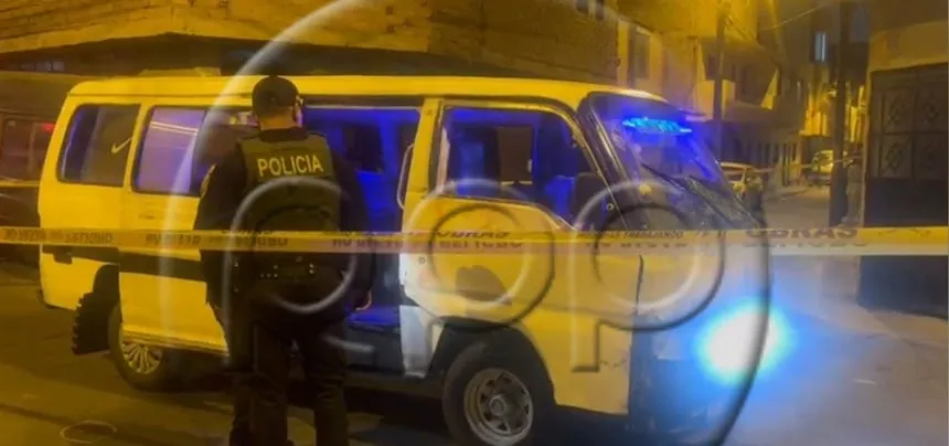 Chofer de combi informal fue asesinado a balazos en el Cercado de Lima