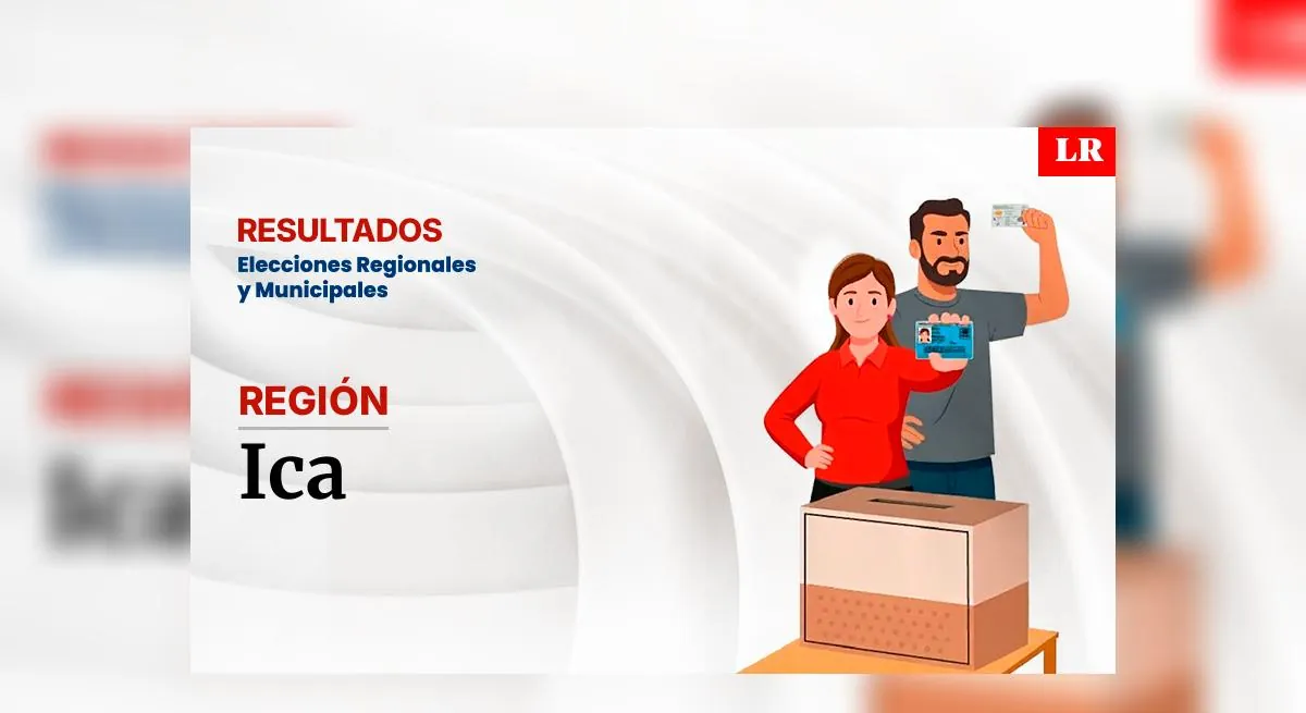 Resultados en la región de Ica, según la ONPE: conoce quién es el virtual gobernador de la región