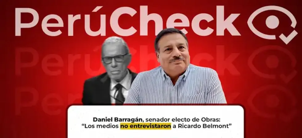 Es falso que los medios no hayan entrevistado a Ricardo Belmont en la primera vuelta