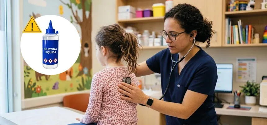 INSN alertó de que ingesta accidental de silicona líquida puede causar daño cerebral en niños