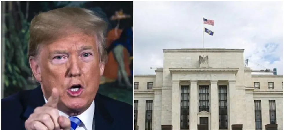 Trump pide que tasas de interés bajen “rápidamente” tras alza de la Reserva Federal