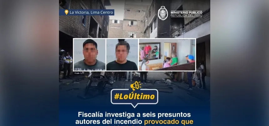 Fiscalía investiga a 'La China Yesenia' y otros cinco presuntos implicados en incendio que dejó diez muertos en el Cercado de Lima