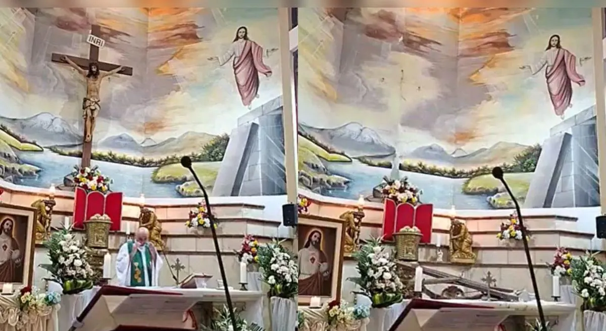 Un sacerdote muere en Ecuador tras caerle encima una cruz durante una misa transmitida en directo