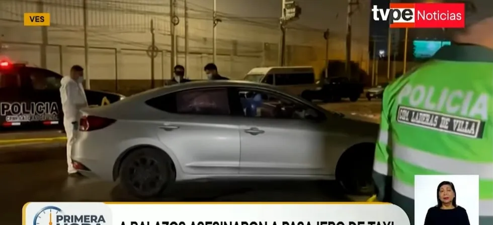 Villa El Salvador: sicarios acribillan a pasajero de 23 años dentro de un taxi por aplicativo