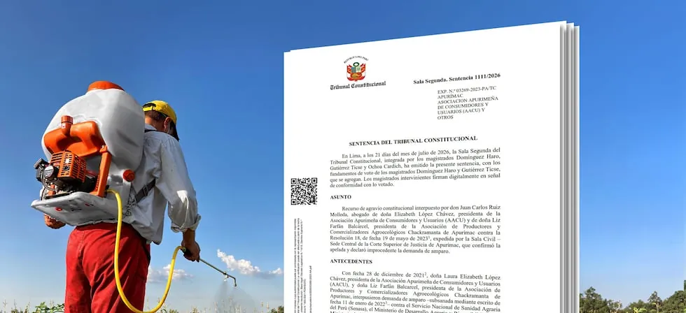 TC ordena suspender distribución de plaguicidas al detectar residuos peligrosos en alimentos