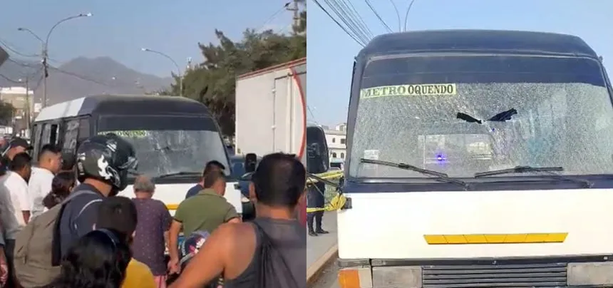 Ataque contra un bus en Los Olivos: disparan contra una unidad informal y hieren a una pasajera en la avenida Izaguirre