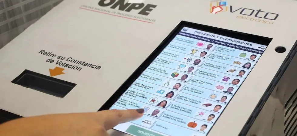 ONPE descarta piloto de voto digital para elecciones regionales y municipales