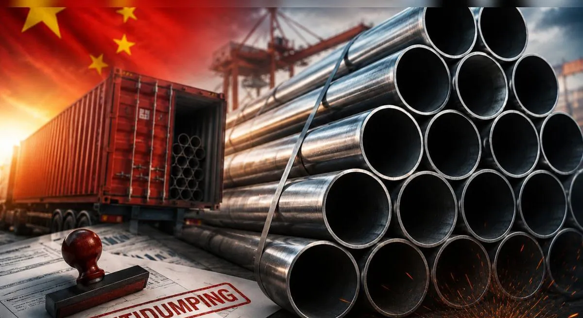 Indecopi impone sobretasa a las importaciones de tubos de acero de China por cinco años