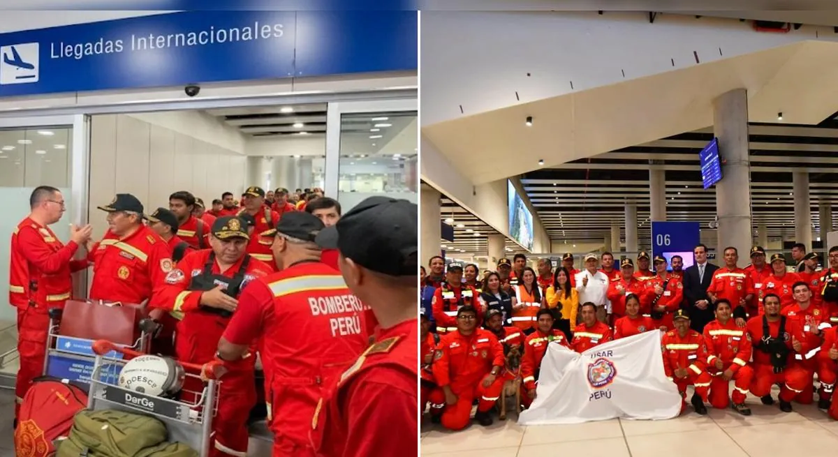 Bomberos peruanos del Grupo USAR regresan al país tras apoyar misión de rescate por terremotos en Venezuela: "Hemos dado lo mejor de nosotros"