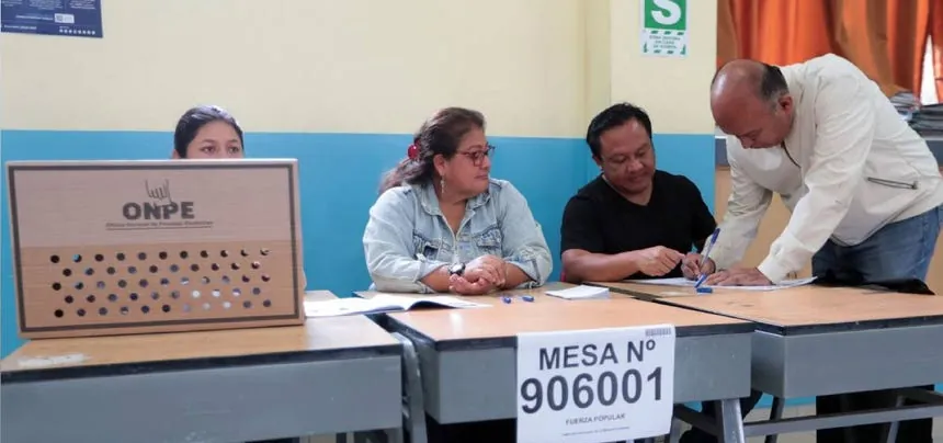 Link para consultar si eres miembro de mesa para las Elecciones Regionales y Municipales 2026