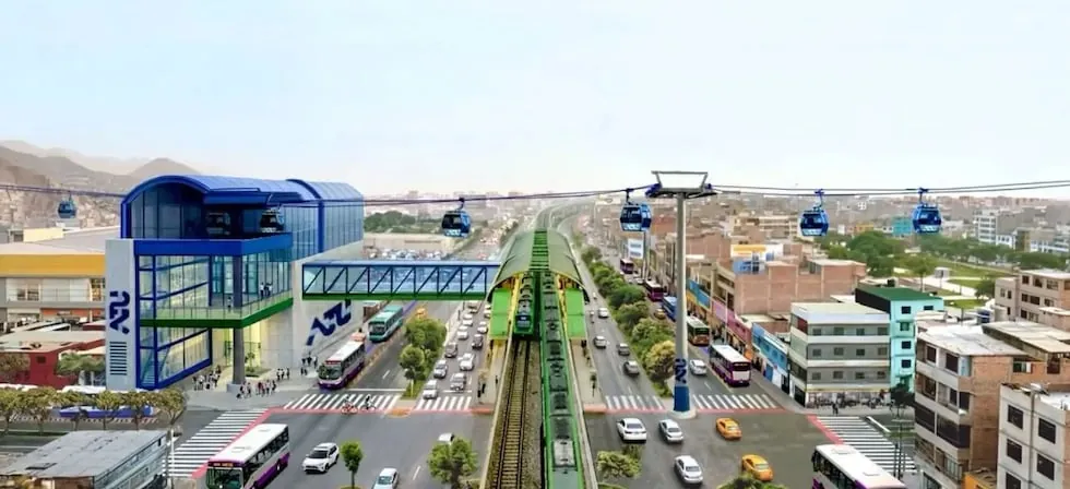 ATU proyecta ocho teleféricos para conectar a barrios en laderas con Metro y Metropolitano