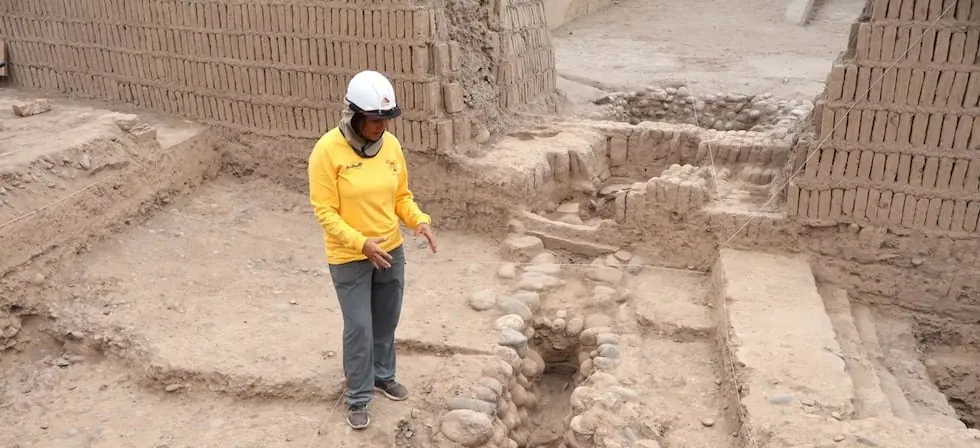 Huaca Pucllana: descubren restos humanos de 1400 años de antigüedad y que serían parte de una ofrenda