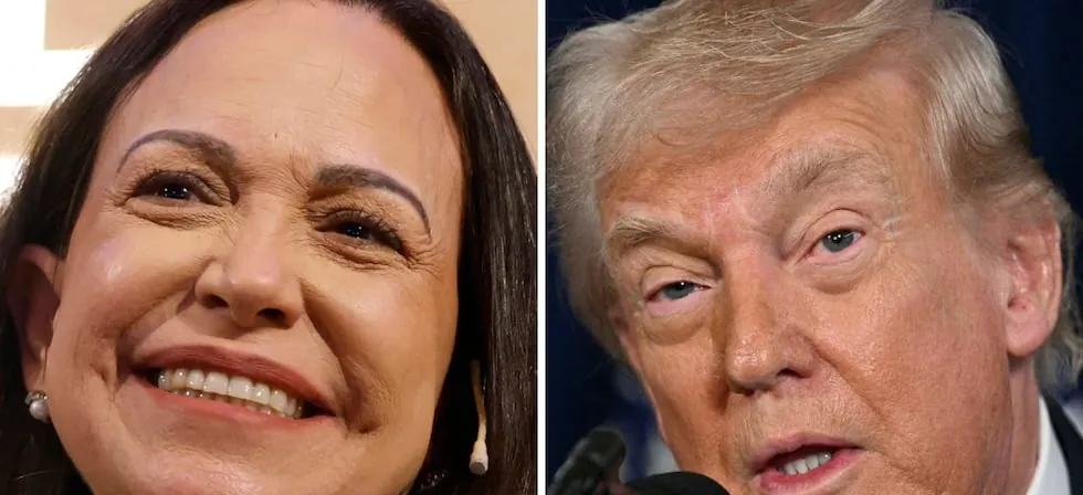 Trump niega haber pedido a María Corina Machado que no viajara a Venezuela tras terremoto